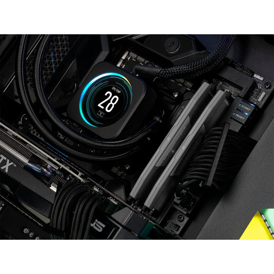Corsair vengeance 32 gb ddr5-6000 (2x 16 gb) werkgeheugen (grijs, cmk32gx5m2b6000z30, expo)