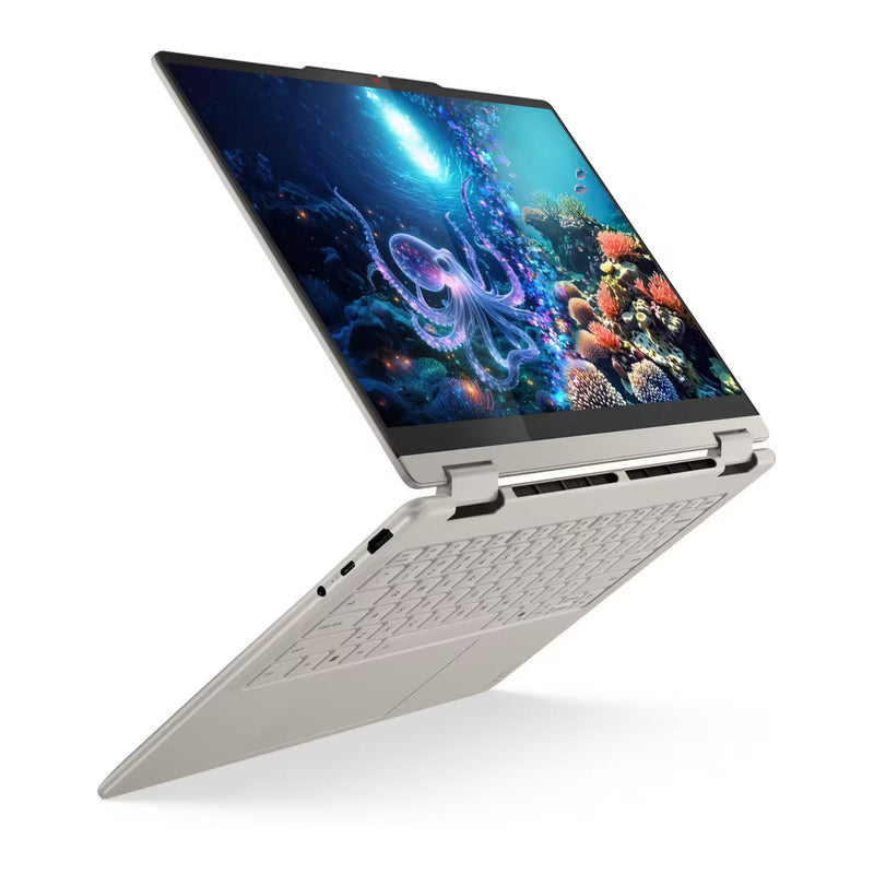 Afbeelding laden in galerijviewer, Lenovo yoga 7 2-in-1 14ill10 (83jq00fvmh) 14 copilot+ laptop (hoogglans wit | core ultra 5 226v | intel arc graphics 130v | 16 gb | 512 gb ssd | touch)

