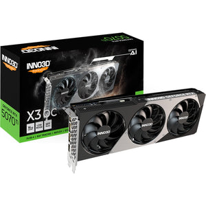 Inno3d geforce rtx 5070 ti x3 oc grafische kaart (dlss 4, 3x displayport, 1x hdmi 2.1)