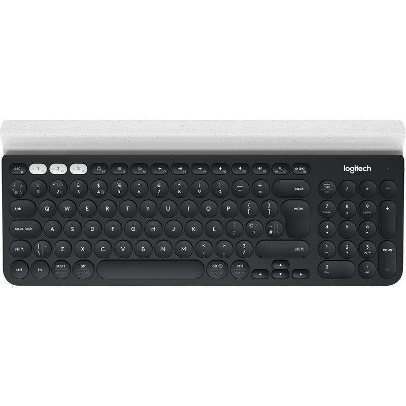 Load image into Gallery viewer, Logitech k780 multi device draadloos toetsenbord (eu lay-out (qwerty), bluetooth)

