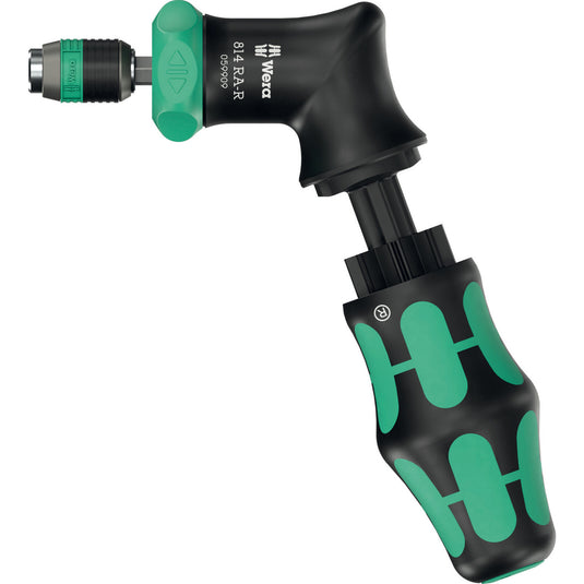 Wera kraftform kompakt pistol ra -r 2, 13‑delig bitset (zwart groen)