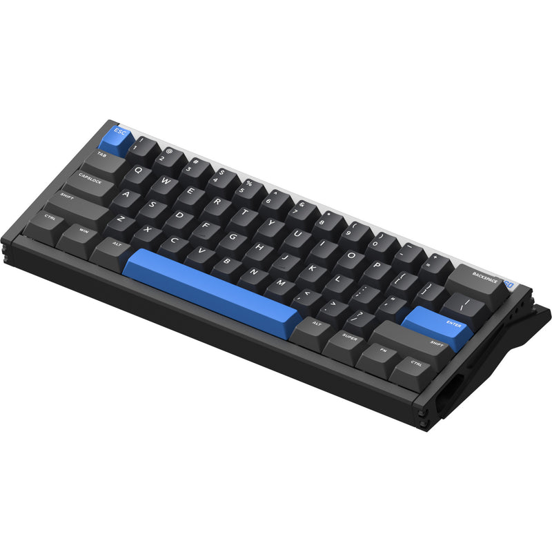 Load image into Gallery viewer, Iqunix ez60 magnetic switch gaming he keyboard (zwart, us lay-out (qwerty), gateron star trail, 60%, rgb, double shot pbt keycaps)
