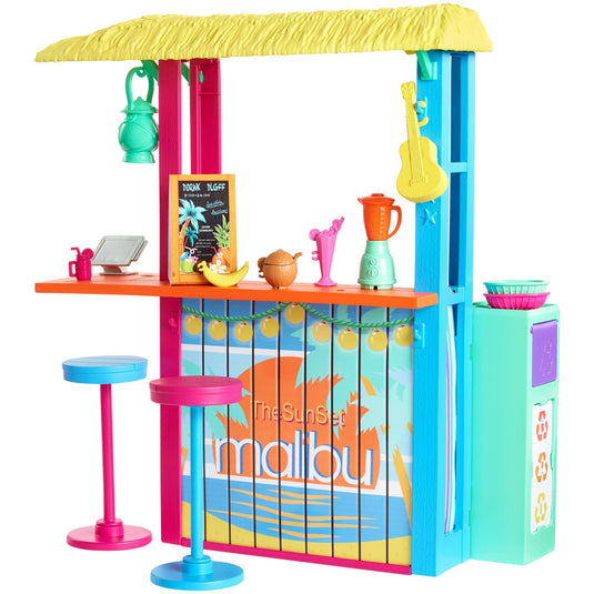 Barbie loves the ocean beach shack poppen accessoires