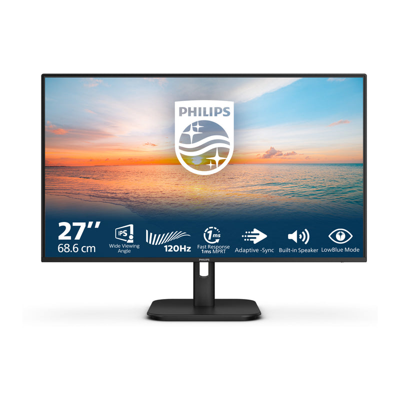 Afbeelding laden in galerijviewer, Philips 27e1n1200a 00 27 monitor (zwart, vga, hdmi, displayport, audio, 120 hz)
