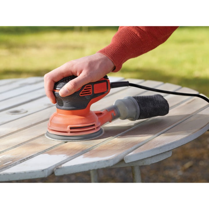Load image into Gallery viewer, Black+decker excentrische schuurmachine ka199-qs (oranje zwart)
