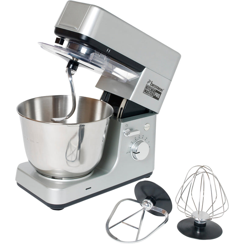 Load image into Gallery viewer, Bestron akm1600s 4-in-1 keukenmachine kitchen master pro (zilver)
