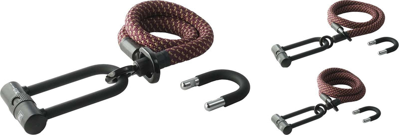 Afbeelding laden in galerijviewer, Texlock eyelet u x - u-lock incl. textile cable with steel core
