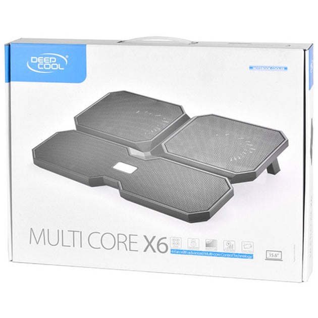 Load image into Gallery viewer, Deepcool multi core x6 laptopkoeler (zwart, 2x usb 2.0)
