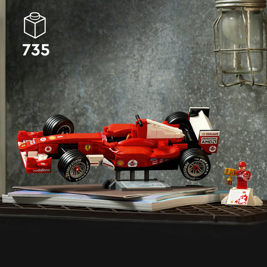 Lego icons ferrari f2004 en michael schumacher - 11375