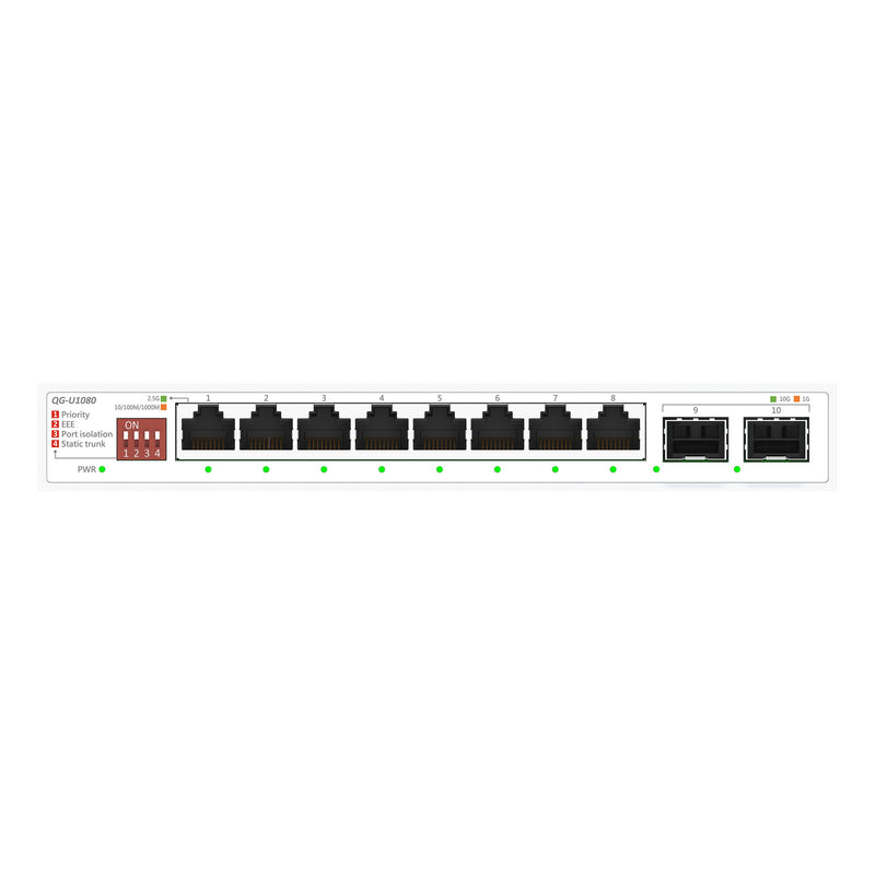Afbeelding laden in galerijviewer, Asus qg-u1080 2.5ge unm 08 switch (wit)
