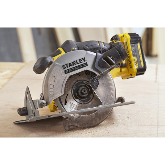 Stanley fatmax v20 18v handcirkelzaag (zwart geel, accu en oplader niet inbegrepen)