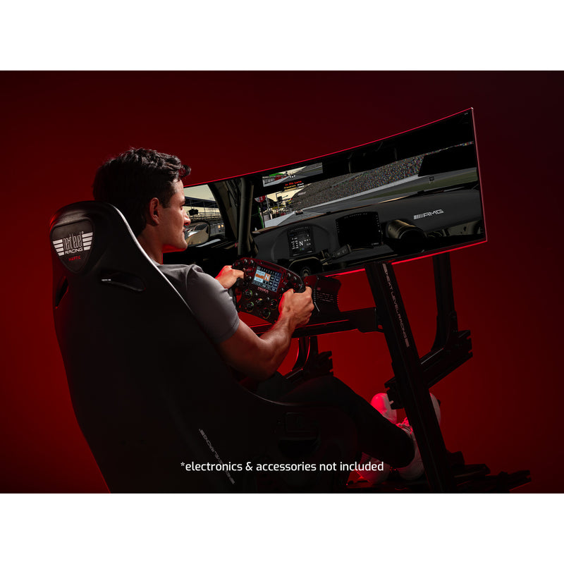Afbeelding laden in galerijviewer, Next level racing es1 haptic feedback simracingstoel racestoel (zwart)
