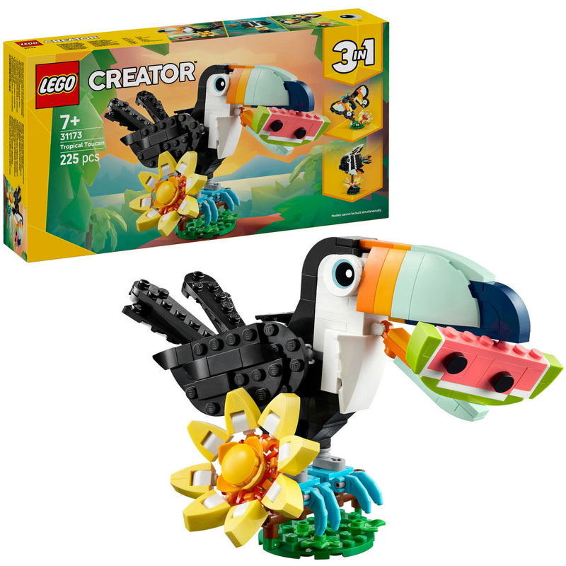 Afbeelding laden in galerijviewer, Lego ® creator 3in1 wilde dieren: tropische toekan - 31173

