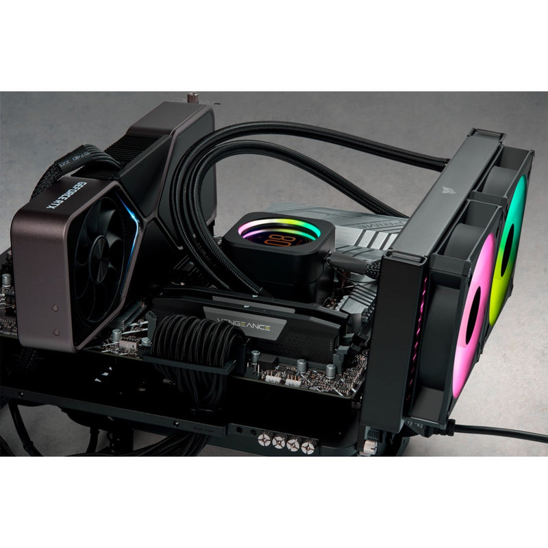 Afbeelding laden in galerijviewer, Corsair vengeance 32 gb ddr5-5200 (2x 16 gb) werkgeheugen (zwart, cmk32gx5m2b5200c40, xmp 3.0)
