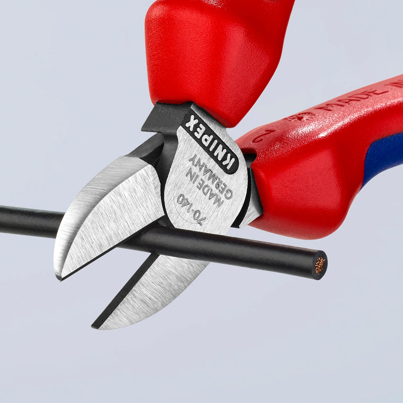 Load image into Gallery viewer, Knipex zijsnijtang 70 02 140 kniptang (rood blauw)
