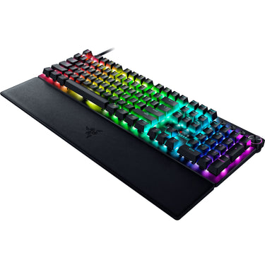 Razer huntsman v3 pro rgb mechanisch gaming toetsenbord (zwart, us lay-out (qwerty), analog optical gen 2, 100%, double-shot pbt)