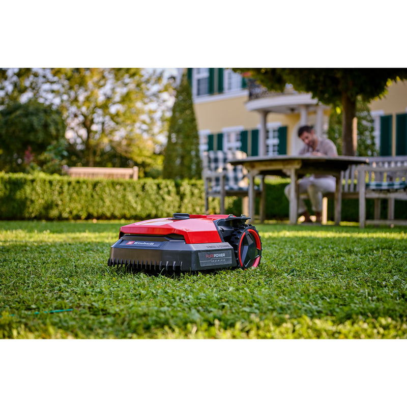 Load image into Gallery viewer, Einhell freelexo 500 robotmaaier (rood zwart, 2.5 ah power x-change plus accu + laadstation inbegrepen)
