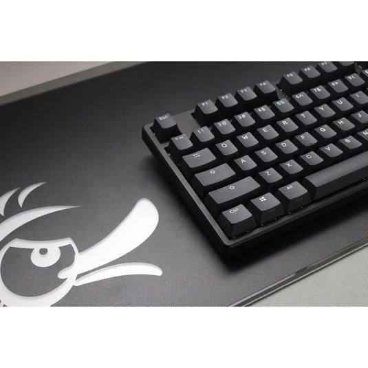 Ducky origin phantom black mechanisch toetsenbord (zwart, us lay-out (qwerty), cherry mx speed silver, 100%, hot swap, pbt double-shot keycaps)