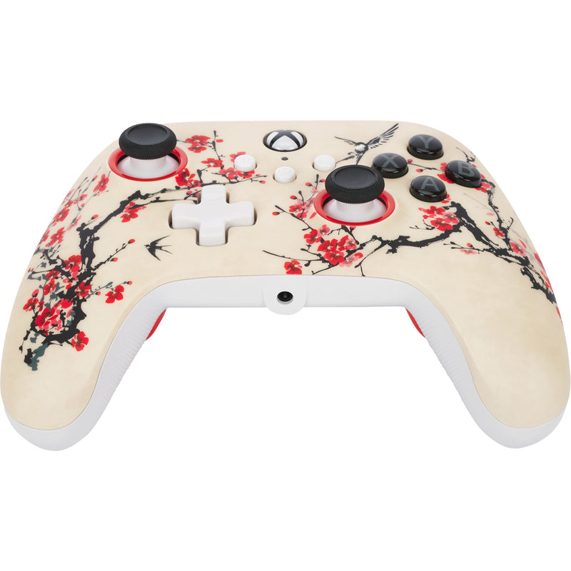 Afbeelding laden in galerijviewer, Powera advantage controller met kabel voor de xbox series x|s - warrior's nirvana (magnoliawit, xbox series x|s, xbox one, pc)
