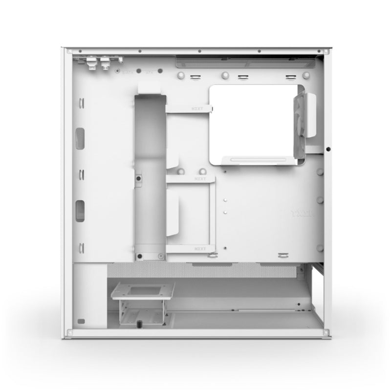Load image into Gallery viewer, Nzxt h5 flow v2 midi tower behuizing (wit | 1x usb-a | 1x usb-c | tempered glass)
