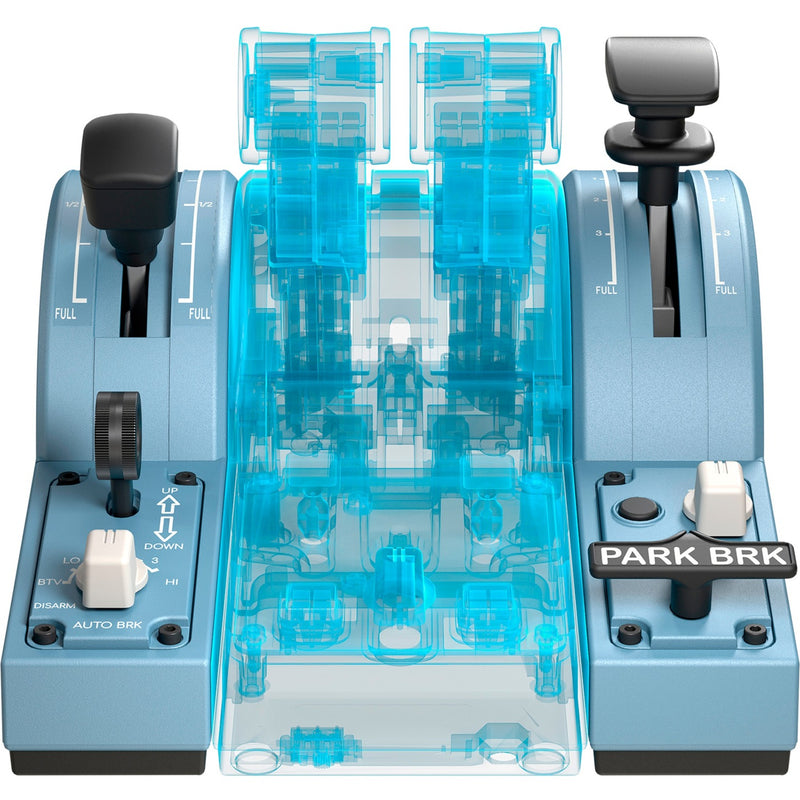 ギャラリービューアに画像をロードする, Thrustmaster tca quadrant add-on airbus edition gaming gasregelaar (blauwgrijs zwart, pc)
