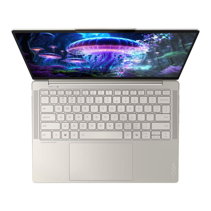 Load image into Gallery viewer, Lenovo yoga slim 7 14ill10 (83jx00f7mh) aura edition 14 copilot+ laptop (hoogglans wit | core ultra 5 226v | intel arc graphics 130v | 16 gb | 512 gb ssd)
