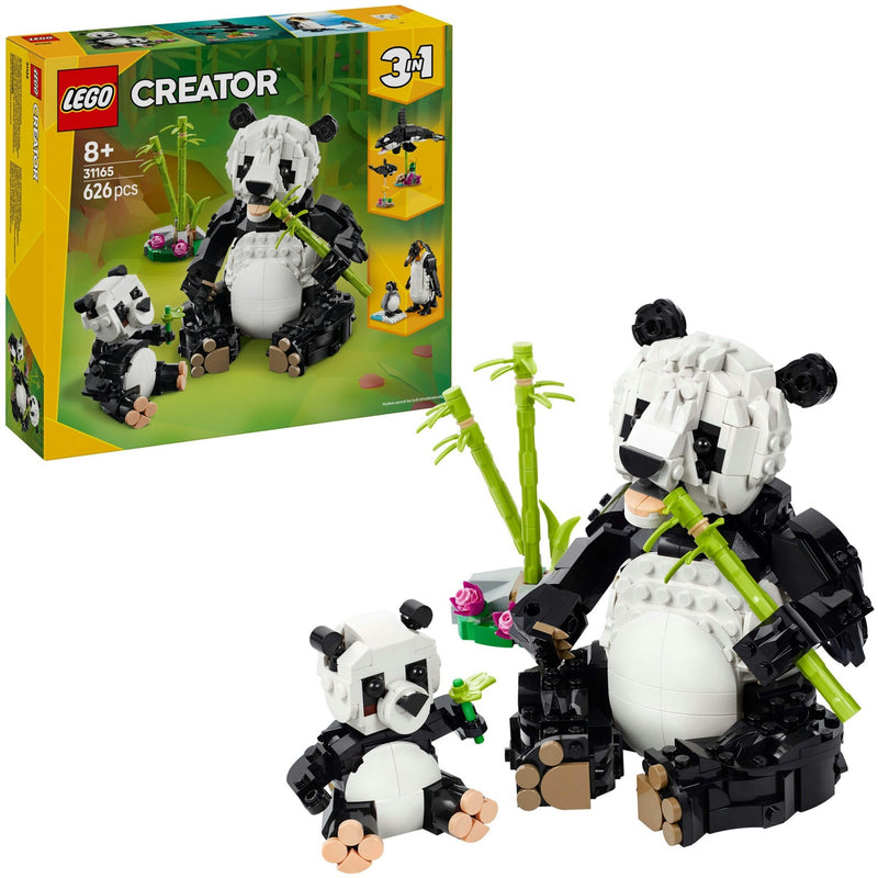Afbeelding laden in galerijviewer, Lego creator 3in1 wilde dieren: pandafamilie - 31165
