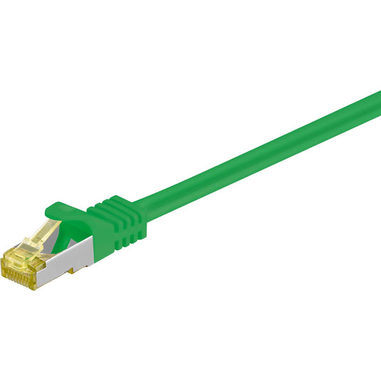 Goobay netwerkabel rj-45 cat.6a s ftp (pimf), met cat.7 (groen, 0,25 meter)
