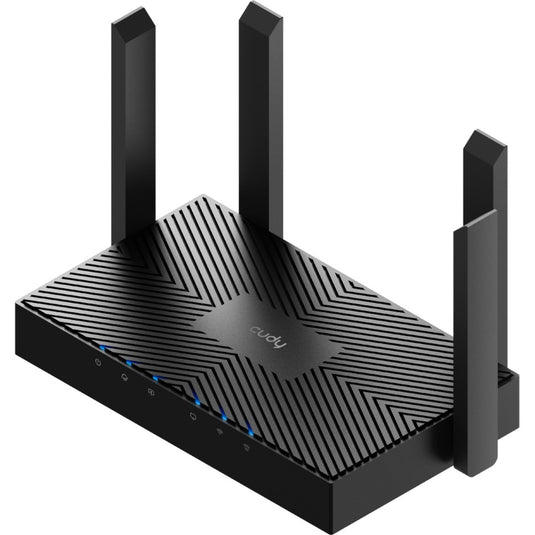 Cudy ax3000 gigabit wi-fi 6 mesh router (zwart, mesh)