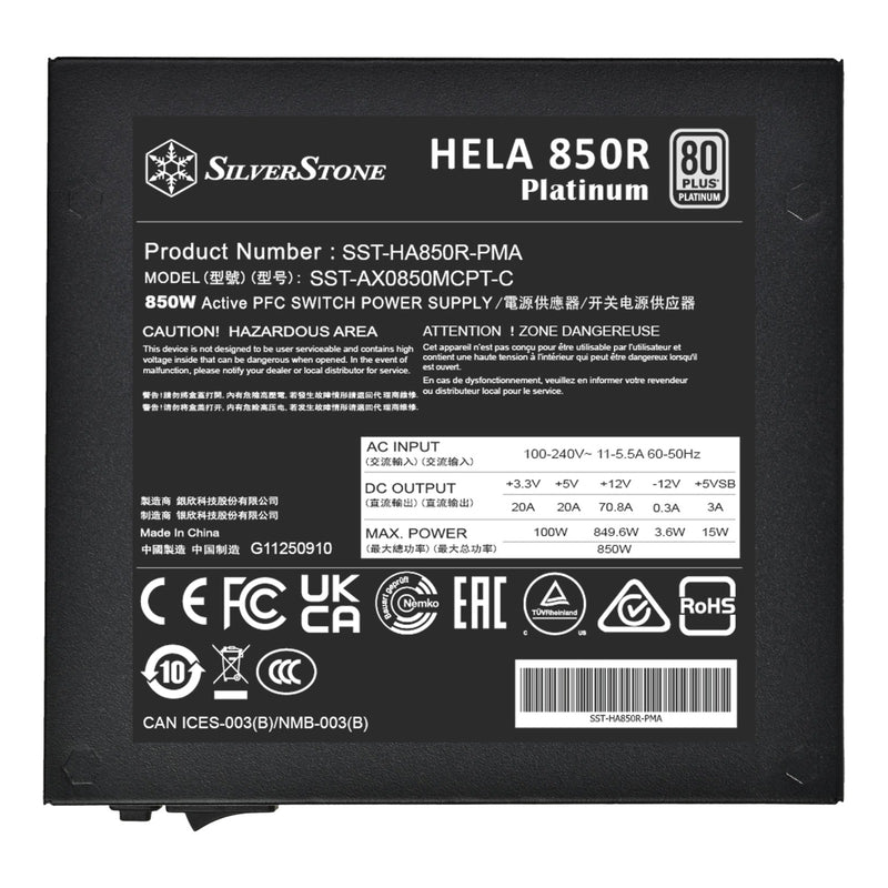 Load image into Gallery viewer, SilverStone HELA 850R Platinum
