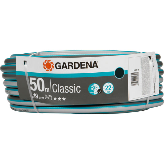 Gardena classic slang 19 mm (3 4 ) (grijs turquoise, 18025-20, 50 m)