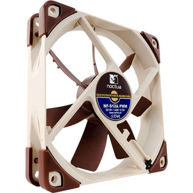 Load image into Gallery viewer, Noctua nf-s12a pwm case fan (bruin, 120 x 120 x 25 mm)
