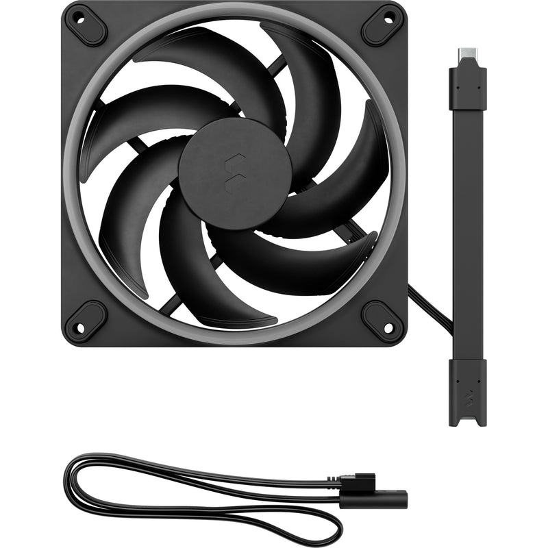 Cargue la imagen en el visor de la galería, Fractal design momentum 14 rgb case fan (zwart, 140 x 140 x 25 mm, pwm)
