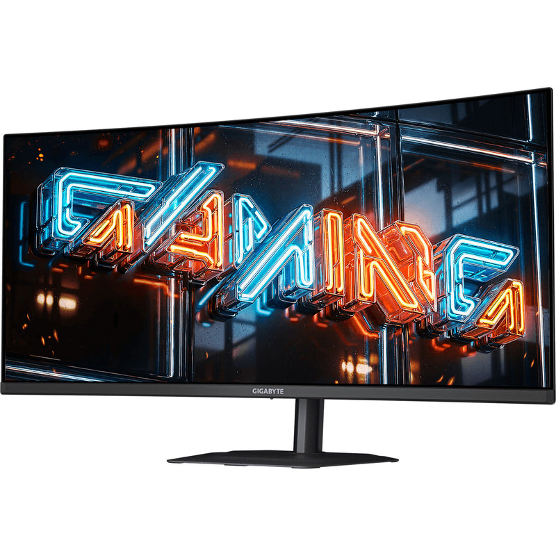 Afbeelding laden in galerijviewer, Gigabyte mo34wqc36 qd-oled 34 curved ultrawide gaming monitor (zwart, 2x hdmi, displayport, usb-a, usb-b, usb-c, 360 hz)
