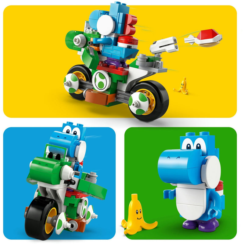 ギャラリービューアに画像をロードする, Lego super mario - mario kart - yoshi-crosser constructiespeelgoed (72031)
