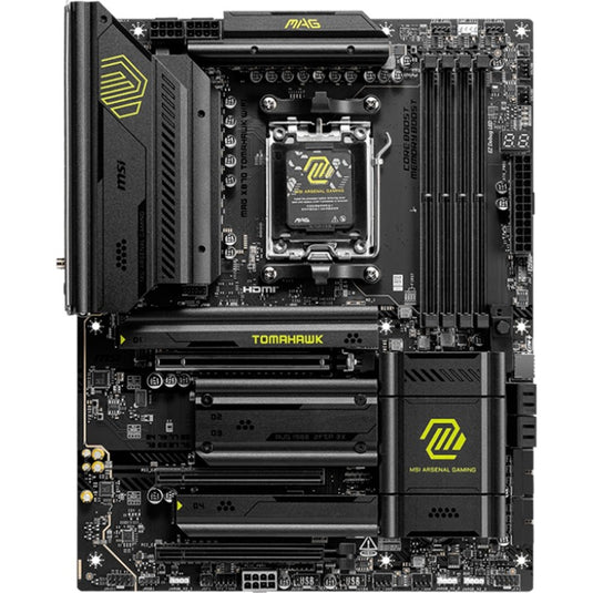 Msi mag x870 tomahawk wifi socket am5 moederbord (raid, 5 gb-lan, wlan, bt, sound, atx)