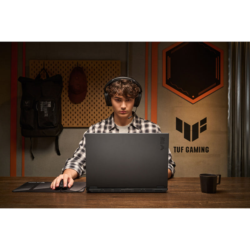 ギャラリービューアに画像をロードする, Asus tuf gaming a18 fa808um-s8112w 18 gaming laptop (zwart grijs | ryzen 7 260 | rtx 5060 | 16 gb | 1 tb ssd)
