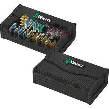 Wera bit-safe 61 universal 1, 61‑delig bitset (zwart groen)