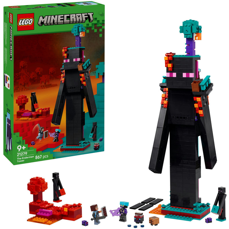 Load image into Gallery viewer, Lego minecraft 21279 de enderman toren
