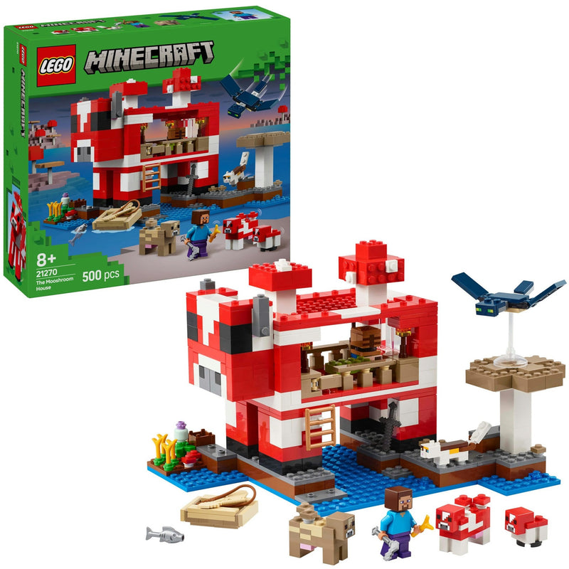 Load image into Gallery viewer, Lego minecraft 21270 het mooshroom huis
