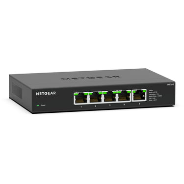 Netgear ms305 5-poorts multi-gigabit 2.5g ethernet unmanaged switch (zwart)