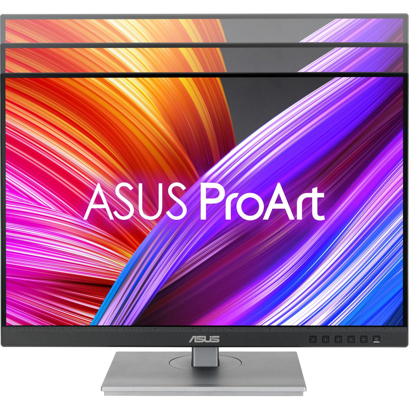 Load image into Gallery viewer, Asus proart display pa248cnv 24 monitor (zwart zilver, 75 hz, hdmi, displayport, usb, lan, audio)
