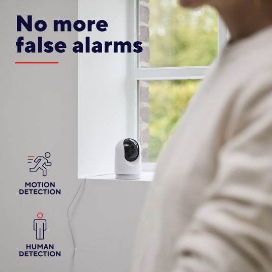 Trust ipcam-2700 360° beveiligingscamera (wit, 2.4 of 5ghz wifi)