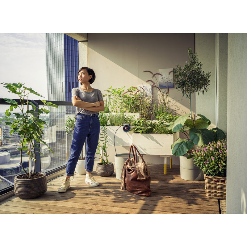 Load image into Gallery viewer, Gardena vakantiebewateringsset aquabloom set besproeiingscomputer (grijs, 13300-20, accu inbegrepen)
