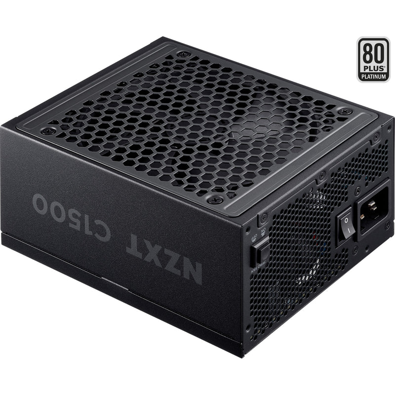 Load image into Gallery viewer, Nzxt c1500 platinum modulaire 1500 watt voeding (zwart, 2x 12v-2x6, 6x pcie)
