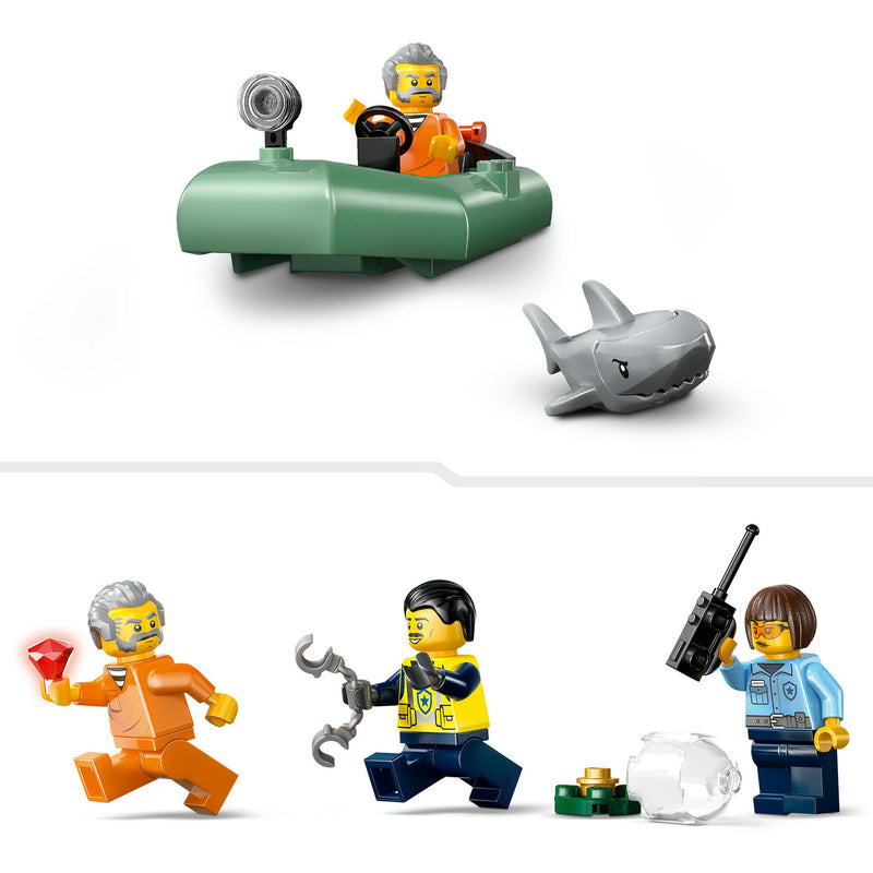 Load image into Gallery viewer, Lego city - achtervolging met politieboot constructiespeelgoed (60456)
