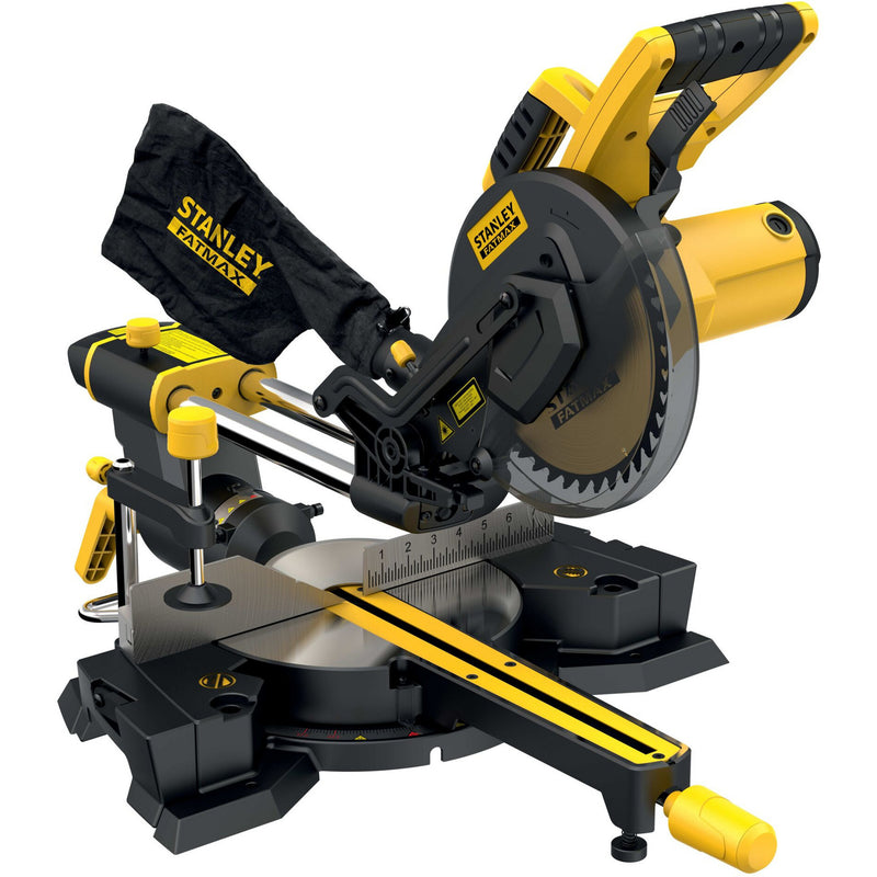 Load image into Gallery viewer, Stanley 1500w 216mm afkort- en verstekzaag met zaagtafel (geel zwart)
