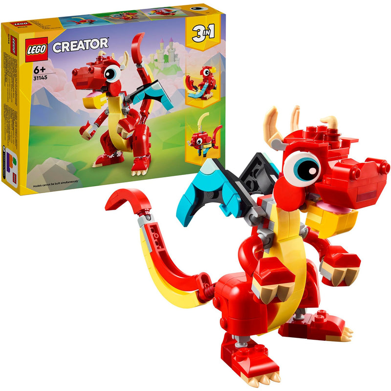 Load image into Gallery viewer, Lego creator 31145 rode draak
