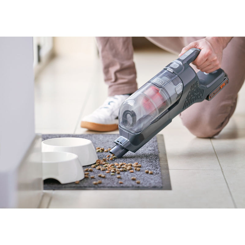 Load image into Gallery viewer, Black+decker bhfea18d1-qw 18v 2.0ah 2-in-1 steelstofzuiger met verwijderbare accu (18v 2.0ah accu en oplader inbegrepen)
