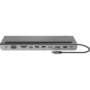Belkin connect 11-in-1 usb-c hub dockingstation (zilver zwart)